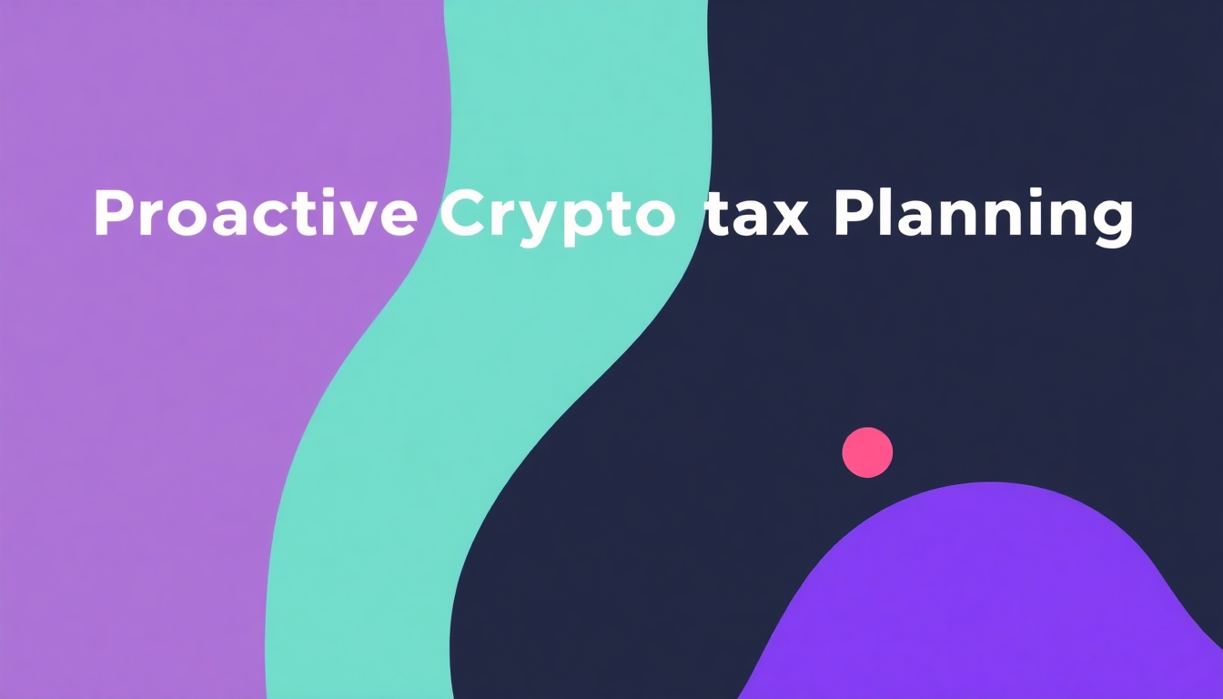 Proactive Crypto Tax Planning for Volatile Markets
